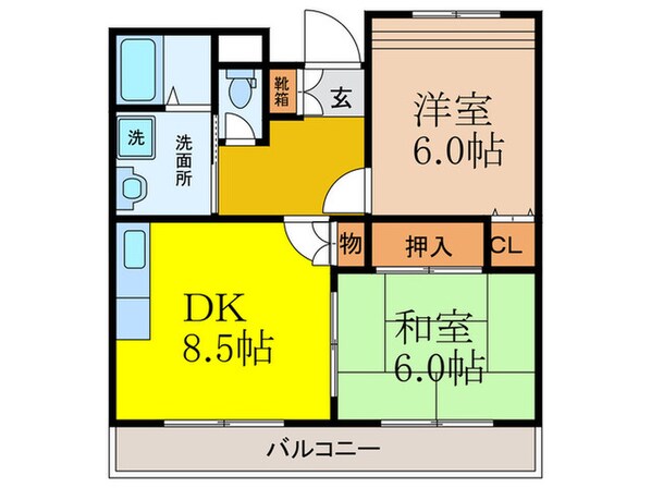 ピア・ウィングの物件間取画像